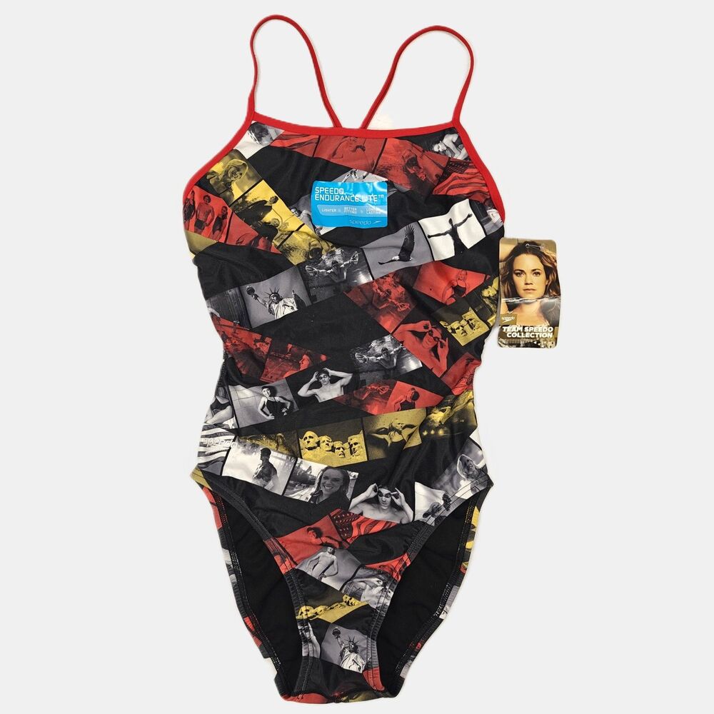 Speedo Team Speedo Collection Endurance Lite One Piece Swimsuit Size 6/32 NWT